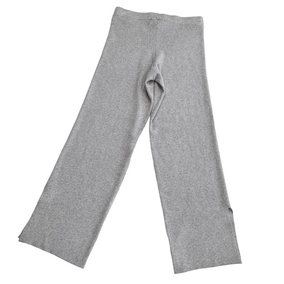 NWT Adyson Parker ribbed knit gray pants loungewear pull on medium - Picture 5 of 13